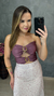 Body em cirre com fivela - Denise Duarte Boutique
