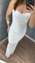Vestido midi rendado