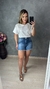T-shirt bordada com pedraria - Denise Duarte Boutique