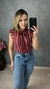 Blusa em chifon bordada - loja online