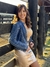 Jaqueta Jeans com spikes - comprar online