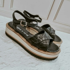 Sandalias de Cuero Lisa - comprar online