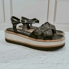 Sandalias de Cuero Lisa