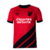 Camisa masculina do Athletico Paranaense I 23/24 na cor vermelha, com detalhes em preto e logotipo da Umbro.