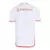 Camisa Internacional II 24/25 masculina da Adidas, branca com detalhes em vermelho, vista traseira.