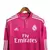 Camisa Retrô Real Madrid II 14/15 manga longa - Masculina - Rosa com detalhes em branco na internet