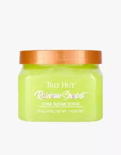 esfoliante de açúcar de karité arco-íris