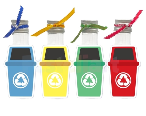 Garrafinha 5un. - Caminhão de Lixo