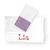 Kit 2 Fraldas (1 Bordada + 1 Est.) - Letra Floral e Magenta - comprar online