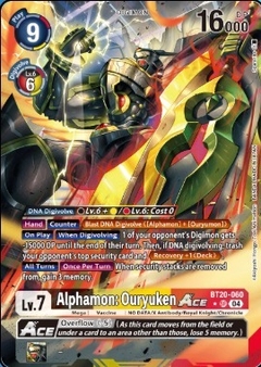 Alphamon: Ouryuken ACE (BT20-060) - comprar online