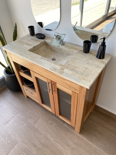 VANITORY AMARANTO 100CM - sanitarios orellana