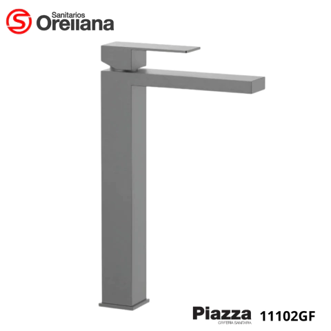 CUBE LAVATORIO MESADA ALTO GRAFITO 11102GF - comprar online