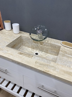 BACHA TRAVERTINO FRONTAL 100CM