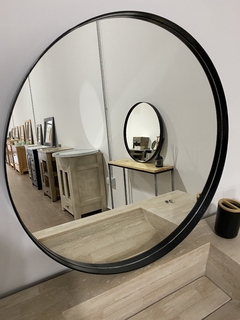 ESPEJO MARCO DE HIERRO 60CM - comprar online