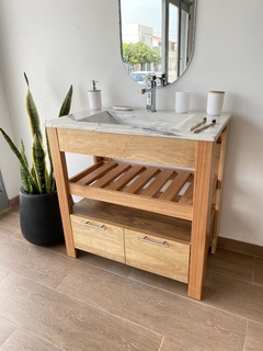 BACHA MARMOL SINTÉTICO 80CM - comprar online
