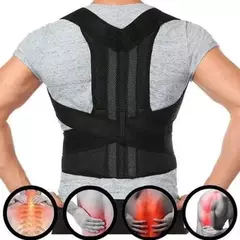 Cinta Colete Unissex Reforçada Corretor Postural Coluna Lombar Forte na internet