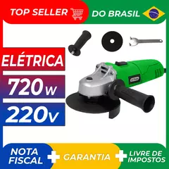 Esmerilhadeira Angular Profissional Elétrica 720w 220v Trato