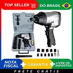 Kit Chave Impacto Pneumática 1/2 32kgfm Rocking Dog TCH32
