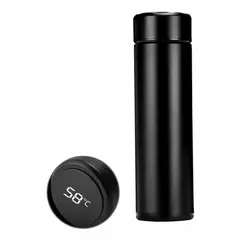 Garrafa Térmica Aço Inox Termômetro Display Digital Vácuo Squeeze Bebidas ge - Estrela Alfa