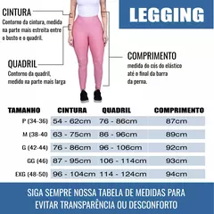 Calça legging feminina - comprar online