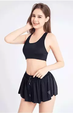 shorts saias de cintura alta - loja online