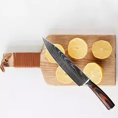 Imagem do Profissional japonês chef faca facas de cozinha santoku corte simples pão carn