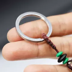 3000PCS 100% Stainless Steel Key Chains Never Fade Split Ring 20mm Key Rings For Bag Car Jewelry Decoration - Estrela Alfa