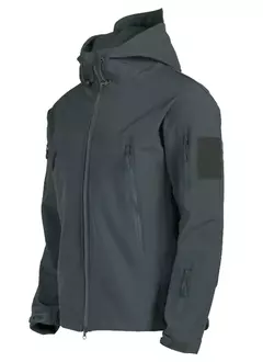 TRAF-Jaqueta tática masculina com capuz, pele de tubarão, casca macia, à prov - loja online