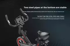 Silencioso esportes internos estrutura de aço e metal bicicleta giratória na internet
