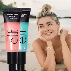 Maquiagem power grip primer base gel, composição base hidratante - Estrela Alfa