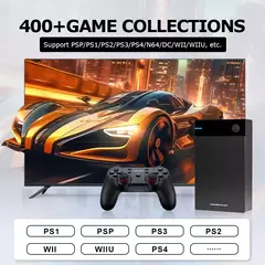 New Video Game Console Hyperspin Gaming HDD With 40000+ Retro Games For PS4/PS3/PS2/DC/SS/MAME/WII/WIIU Portable HDD PC/Laptop - comprar online