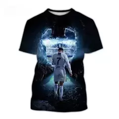 Camiseta 3d do ROBOZÃO CR7 - Estrela Alfa