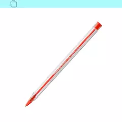Kit Caneta Trilux 032 Faber-Castell Vermelha 5 unidades - loja online