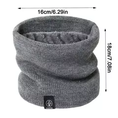 Moda feminina cachecol de malha sólida cashmere como inverno snood cachecóis