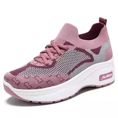 Sapatos Esportivos De Sola Grossa Voadores Para Mulheres na internet