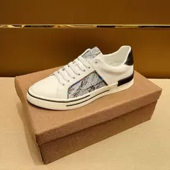 Tênis Com Cadarço De Couro Genuíno Masculino - comprar online
