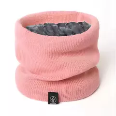 Moda feminina cachecol de malha sólida cashmere como inverno snood cachecóis - comprar online