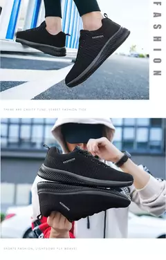 Tênis de malha para homens e mulheres, tênis de caminhada casual - comprar online