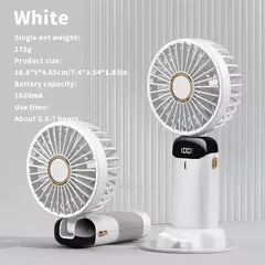Mini ventilador portátil recarregável - Estrela Alfa