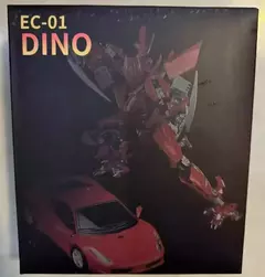 Imagem do Transformers EC01 EC-01 Dino KO UniqueToys UT-R06 UTR06 Red Dasher MPM