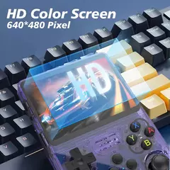 R36S Console de videogame portátil retrô, sistema Linux