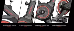 Imagem do Silencioso esportes internos estrutura de aço e metal bicicleta giratória