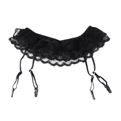 Meias de renda Meias e cinto suspensor para mulheres, coxa alta, sexy, quente, c - loja online