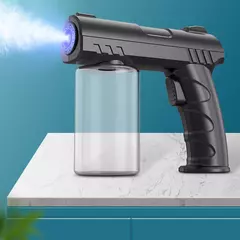 280ml nano luz azul pulverizador barbeiro sem fio pós-barba vapor usb pistola de desinfecção - comprar online