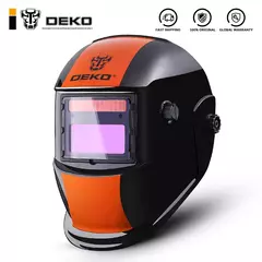 Deko-máscara de solda elétrica, laranja, escurecimento automático
