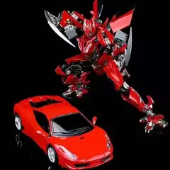 Transformers EC01 EC-01 Dino KO UniqueToys UT-R06 UTR06 Red Dasher MPM - comprar online