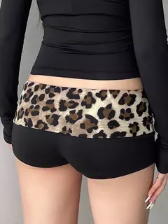 Shorts leopardo sexy - loja online