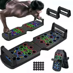 Multifuncional push-up board conjunto com alças desmontáveis - loja online