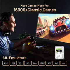 Super Console X5 Pro Video Game Console with built-in 16000+ games , 40+ emulators for PS2/PS1/DC/ARCADE Android12 Smart TV Box