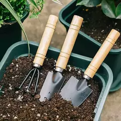 3 unidades/conjunto mini conjunto de ferramentas de jardim para plantas de jardim na internet